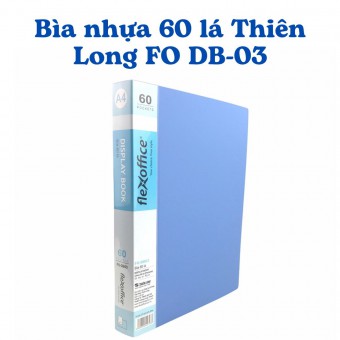Bìa nhựa 60 lá Thiên Long FO DB-03